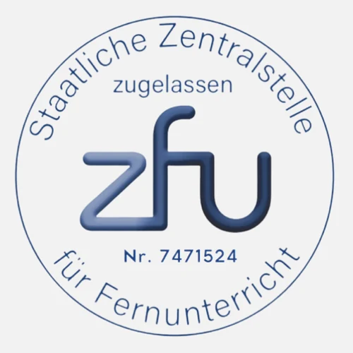 ZFU-Zulassung, Staatliche Zentralstelle für Fernunterricht, Nr. 7471524